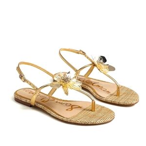 Sam Edelman Rose Gold Thong Sandals Size 9M